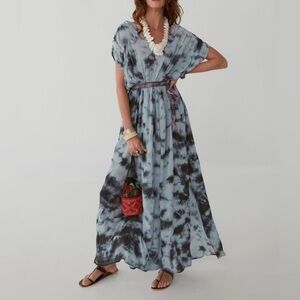 Maison Hotel Nina Dress Ajmer Dye Cloudy Blue - Size M
